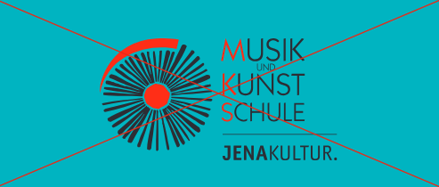 MKS LOGO auf Blauen Hintergrund Durchgestrichen