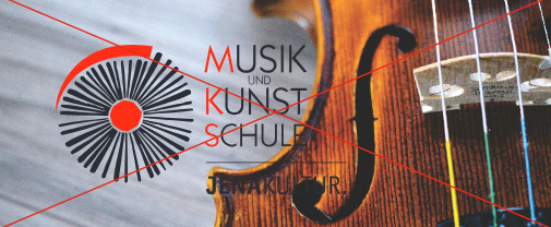 MKS LOGO auf einen Geigen Bild, durchgestrichen
